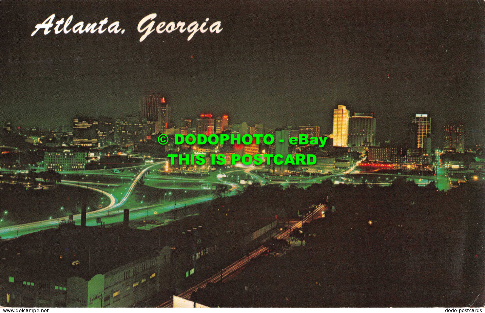 R551983 Atlanta. Georgia. Night View Of Ultra Modern Metropolitan Atlanta. Sceni - Welt