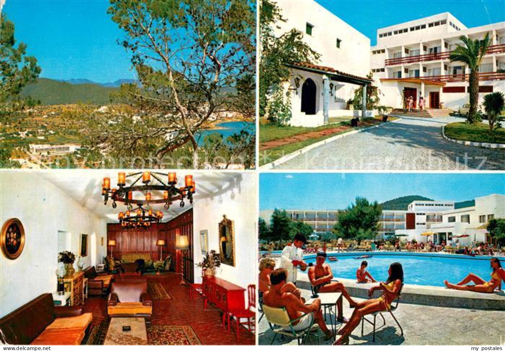 73705732 Santa Eulalia Del Rio Hotel Siesta Swimming Pool Landschaftspanorama Sa - Other & Unclassified