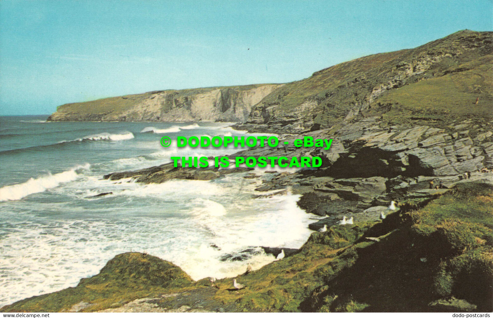 R551994 Trebarwith Strand Near Tintagel. Cornwall. Cotman Color Series. Jarrold - Welt