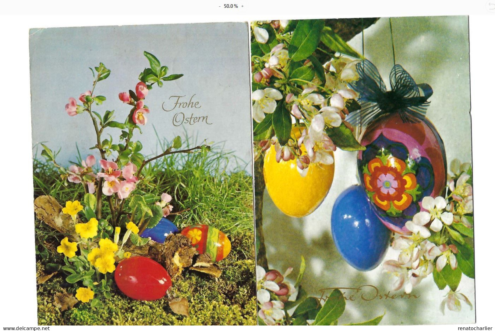 Lot De 8 Cartes Postales"Pâques". - Pasqua