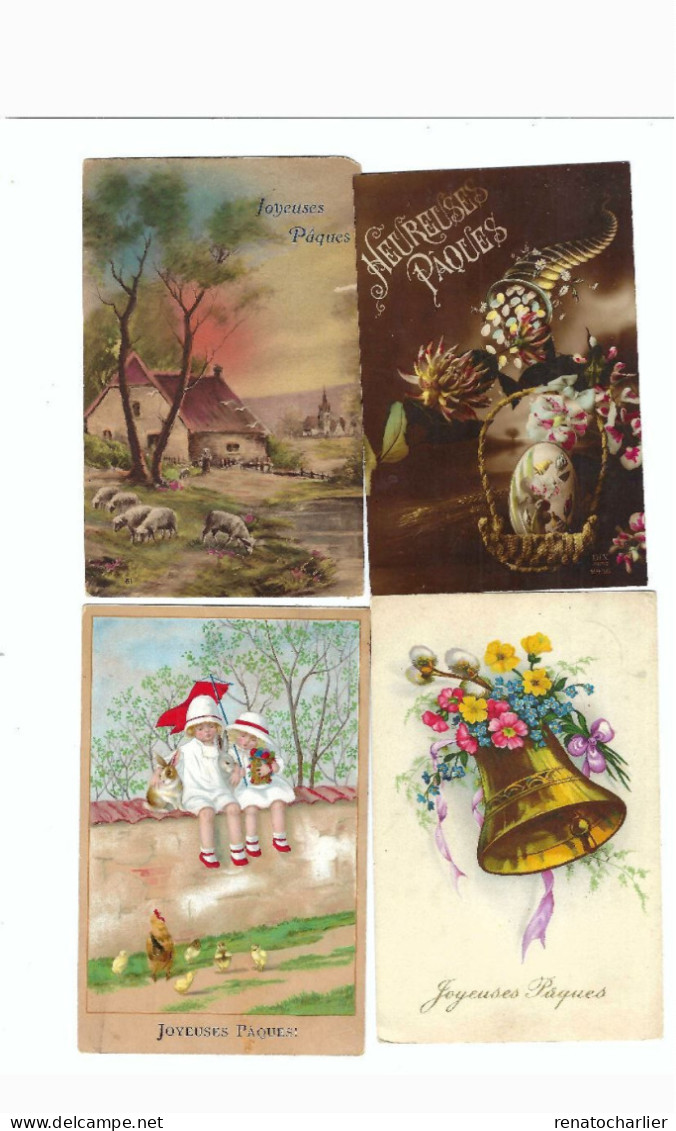 Lot De 8 Cartes Postales"Pâques". - Pasqua