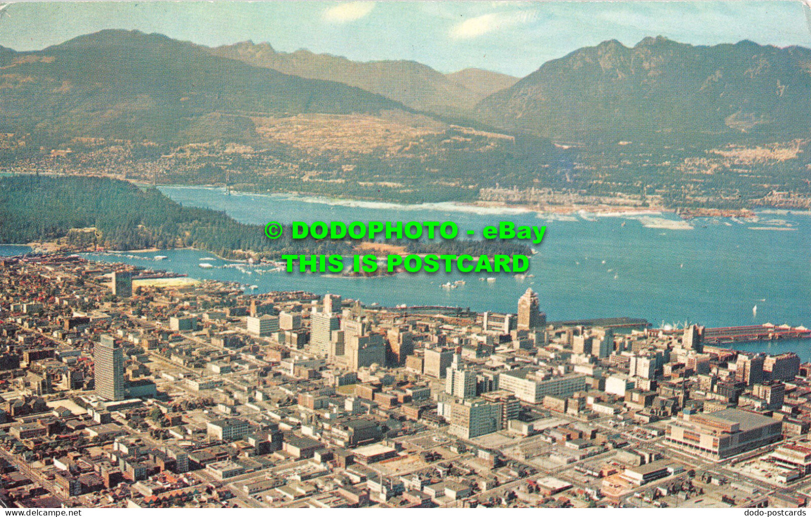 R551999 Aerial View Of Heart Of Vancouver. B. C. Canada. Natural Color Productio - World