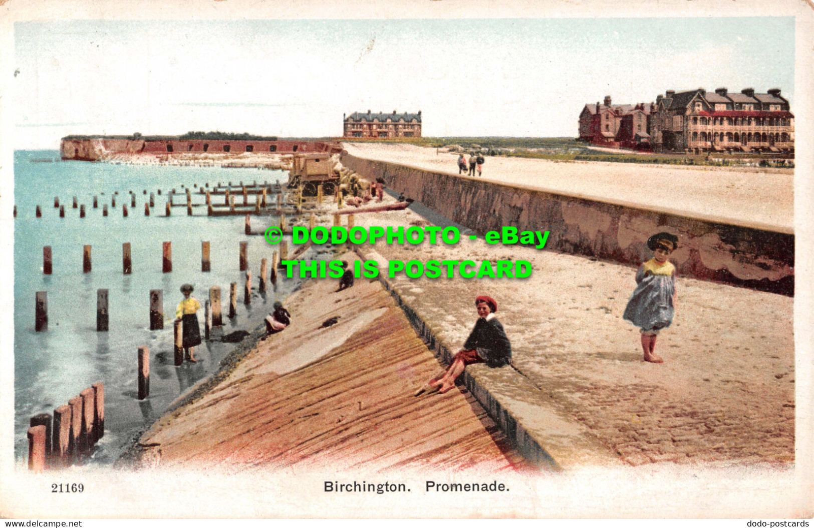R543023 Birchington. Promenade. Picture Post Card - Monde