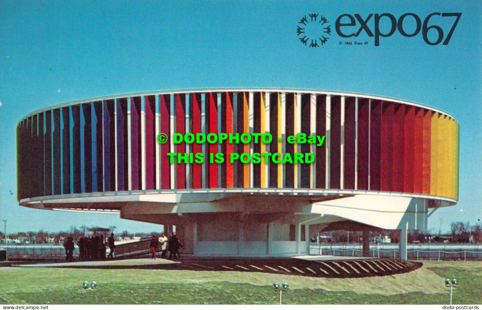 R552007 Expo 67. Montreal. Canada. Kaleidoscope Pavilion. Plastichrome. Benjamin - World