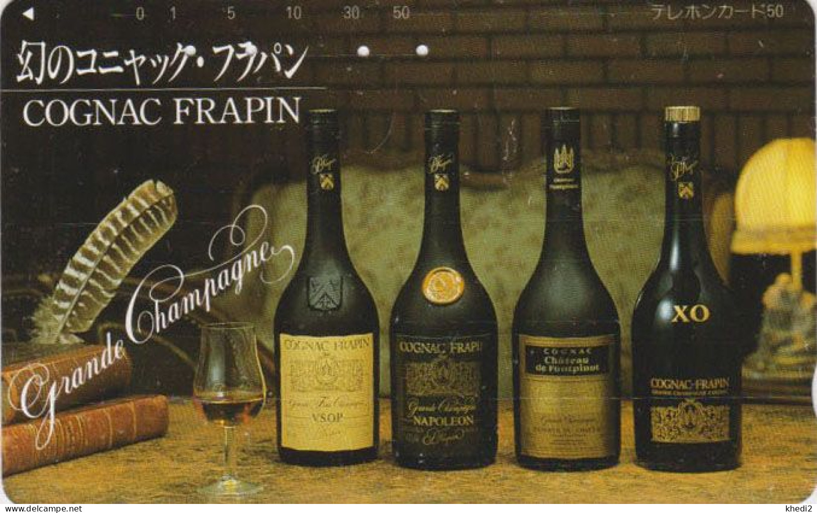 Télécarte JAPON / 110-011 - ALCOOL - COGNAC FRAPIN - Alcohol FRANCE Related JAPAN Phonecard - Alkohol TK - Japan