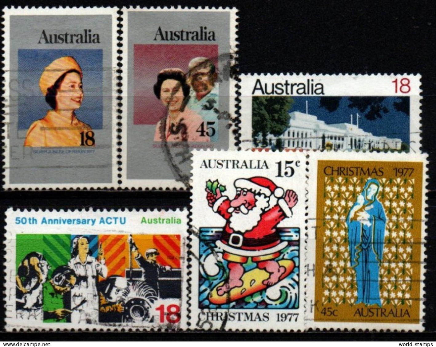 AUSTRALIE 1977 O - Oblitérés