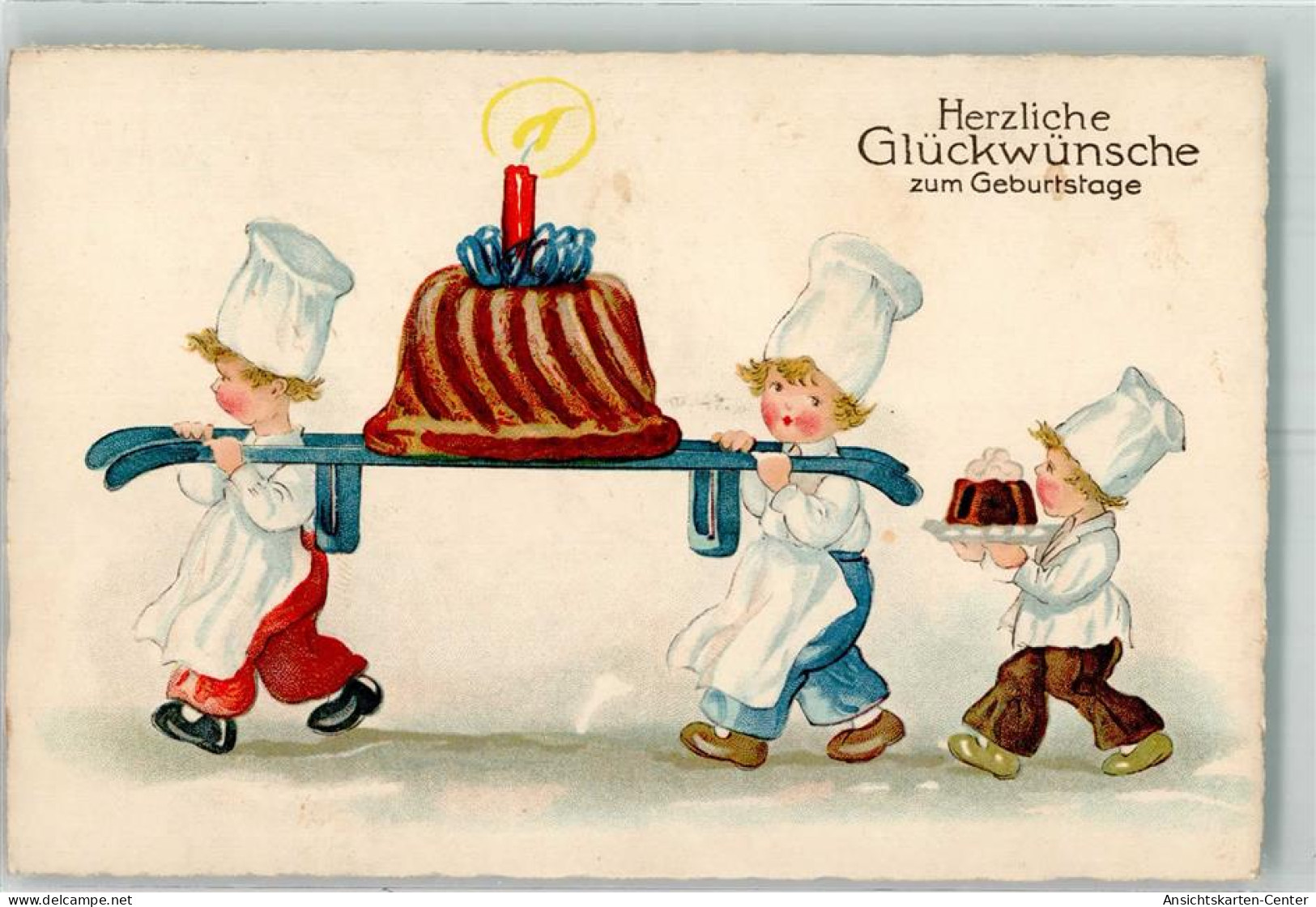 39748806 - Glueckwunsch Kinder Baecker - Geburtstag