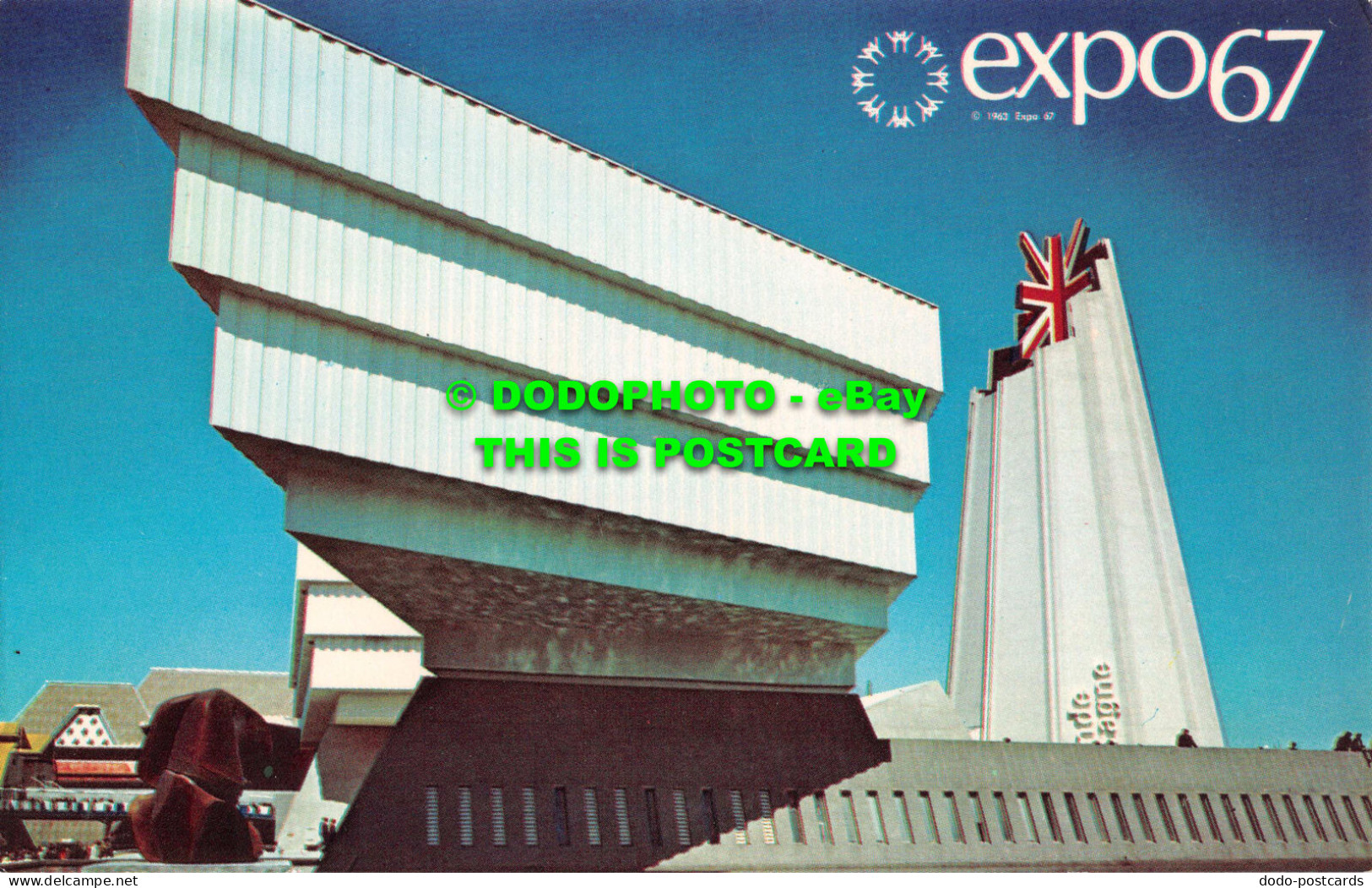 R552018 Expo 67. Montreal. Canada. 1963. Plastichrome. Benjamin News. Great Brit - Monde