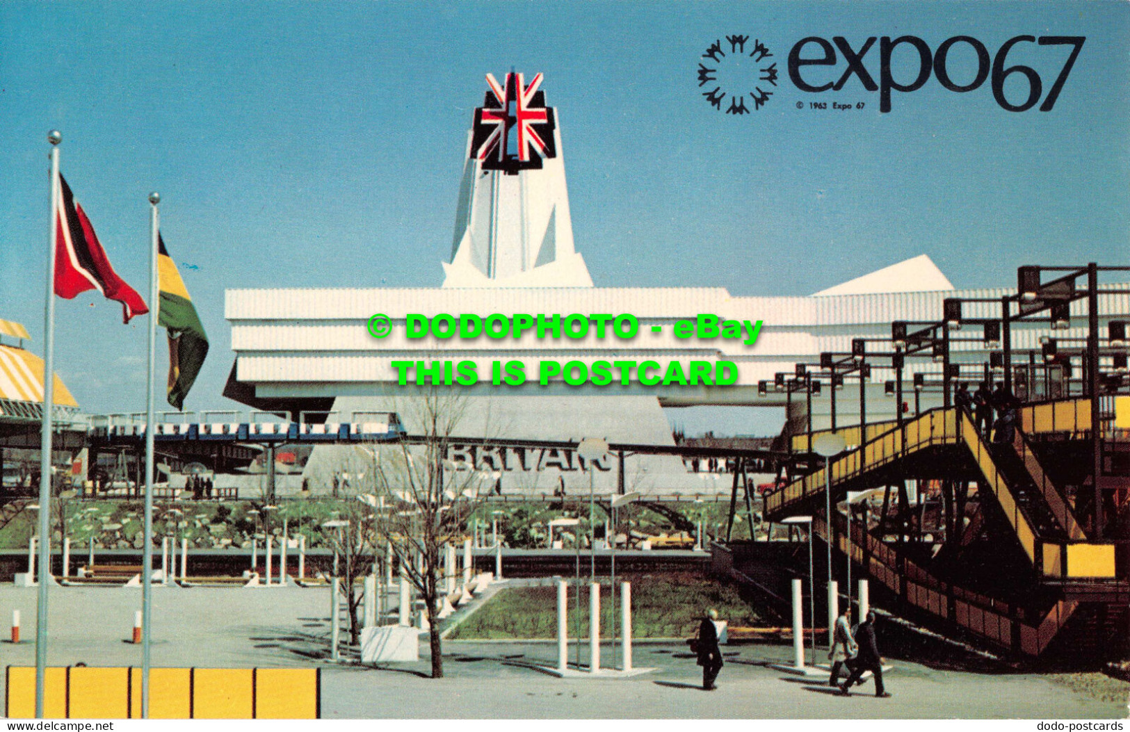 R552019 Expo 67. Montreal. Canada. 1963. Plastichrome. Benjamin News. Great Brit - Monde