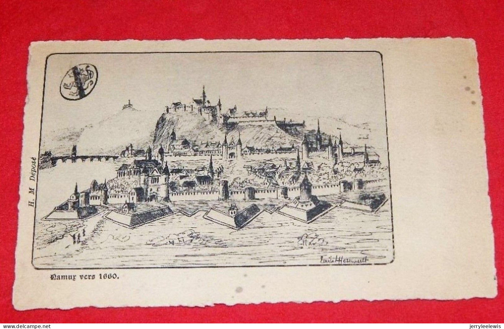 NAMUR  -  Namur Vers 1660   ( Illustrateur Emile Hernault)   - - Namur