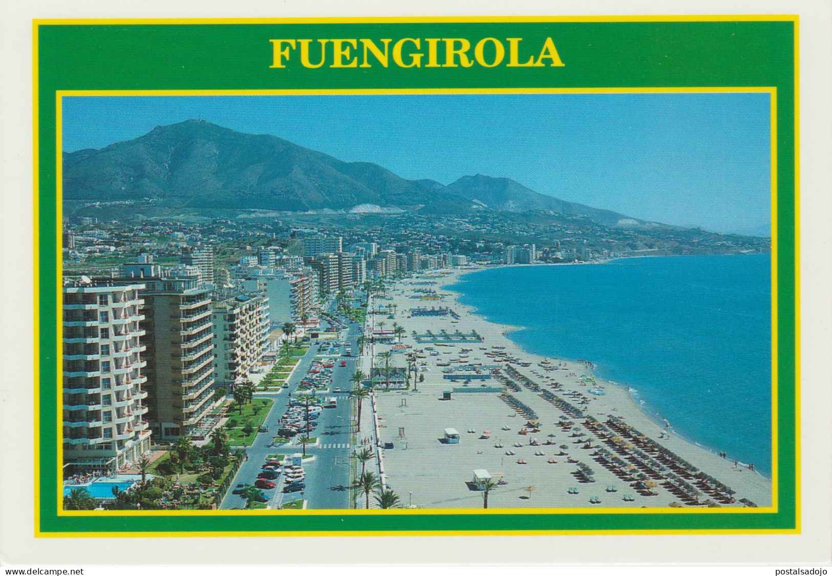 (D196)  FUENGIROLA.  VISTA DE LA PLAYA . ... UNUSED - Málaga