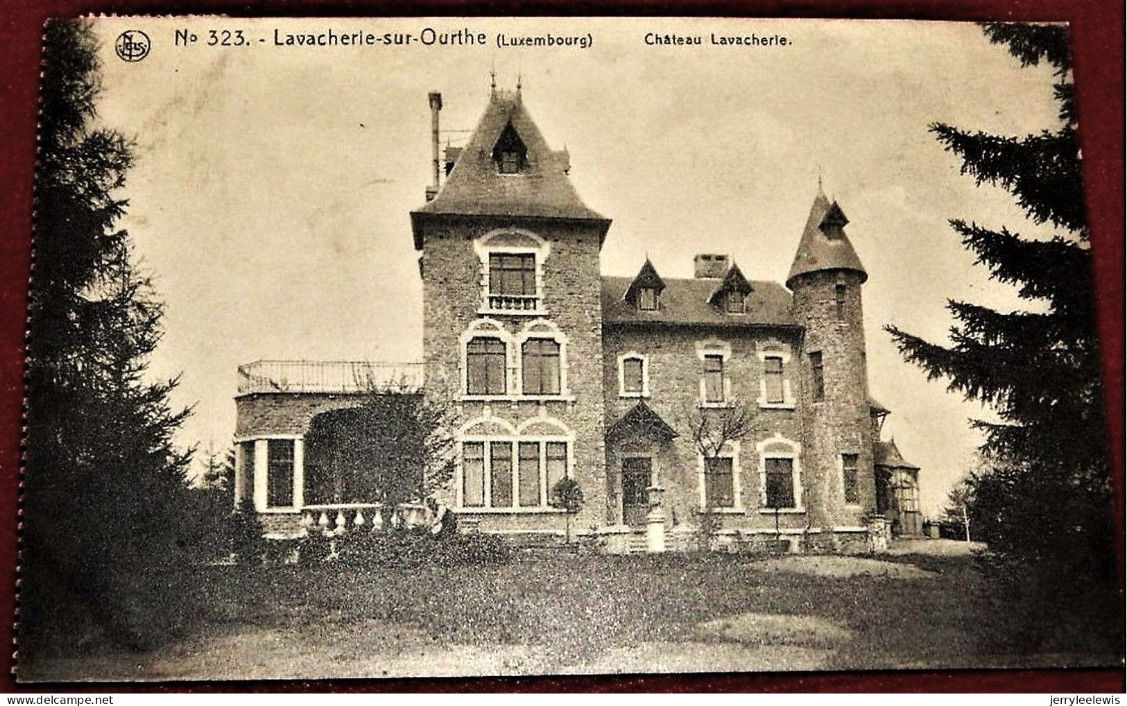 LAVACHERIE  SUR  OURTHE  -   SAINTE  ODE  -  Château  Lavacherie  -  1920   - - Sainte-Ode