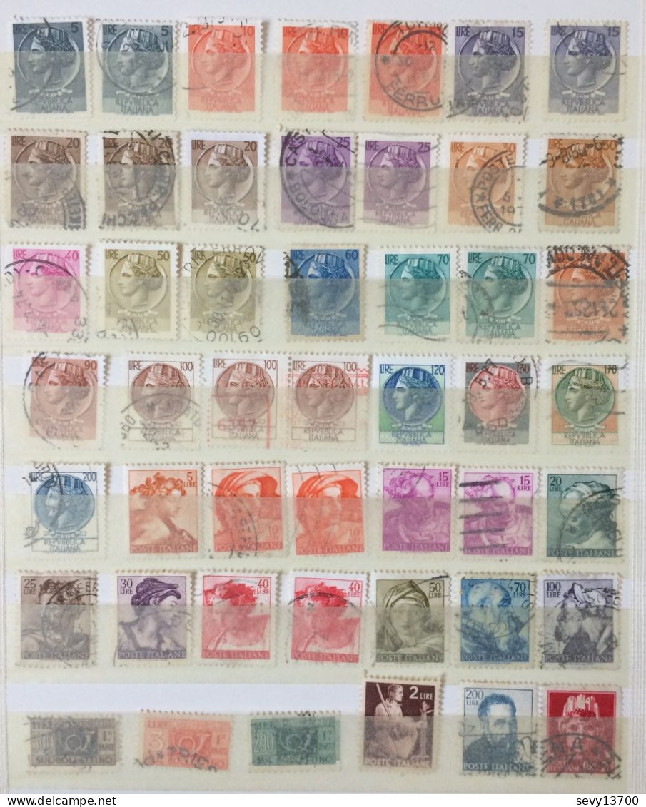 Italie - Lot De 48 Timbres - Autres & Non Classés