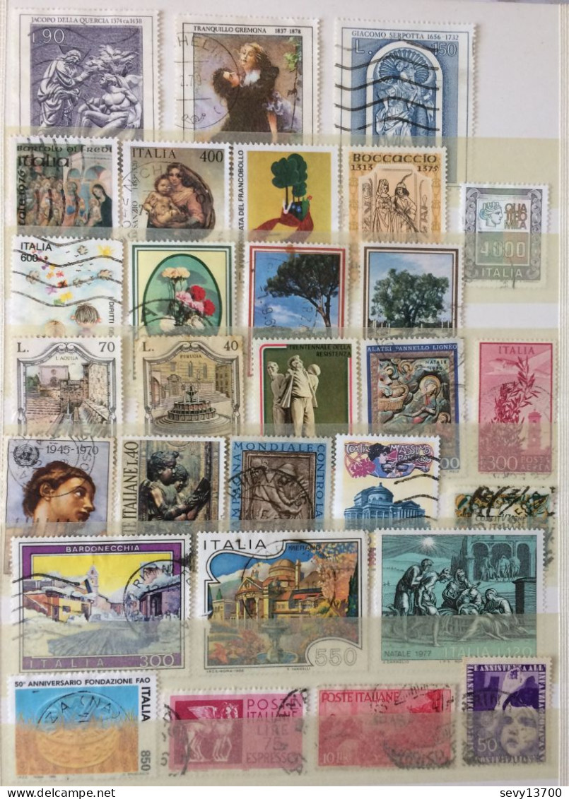 Italie - Lot De 77 Timbres - Other & Unclassified