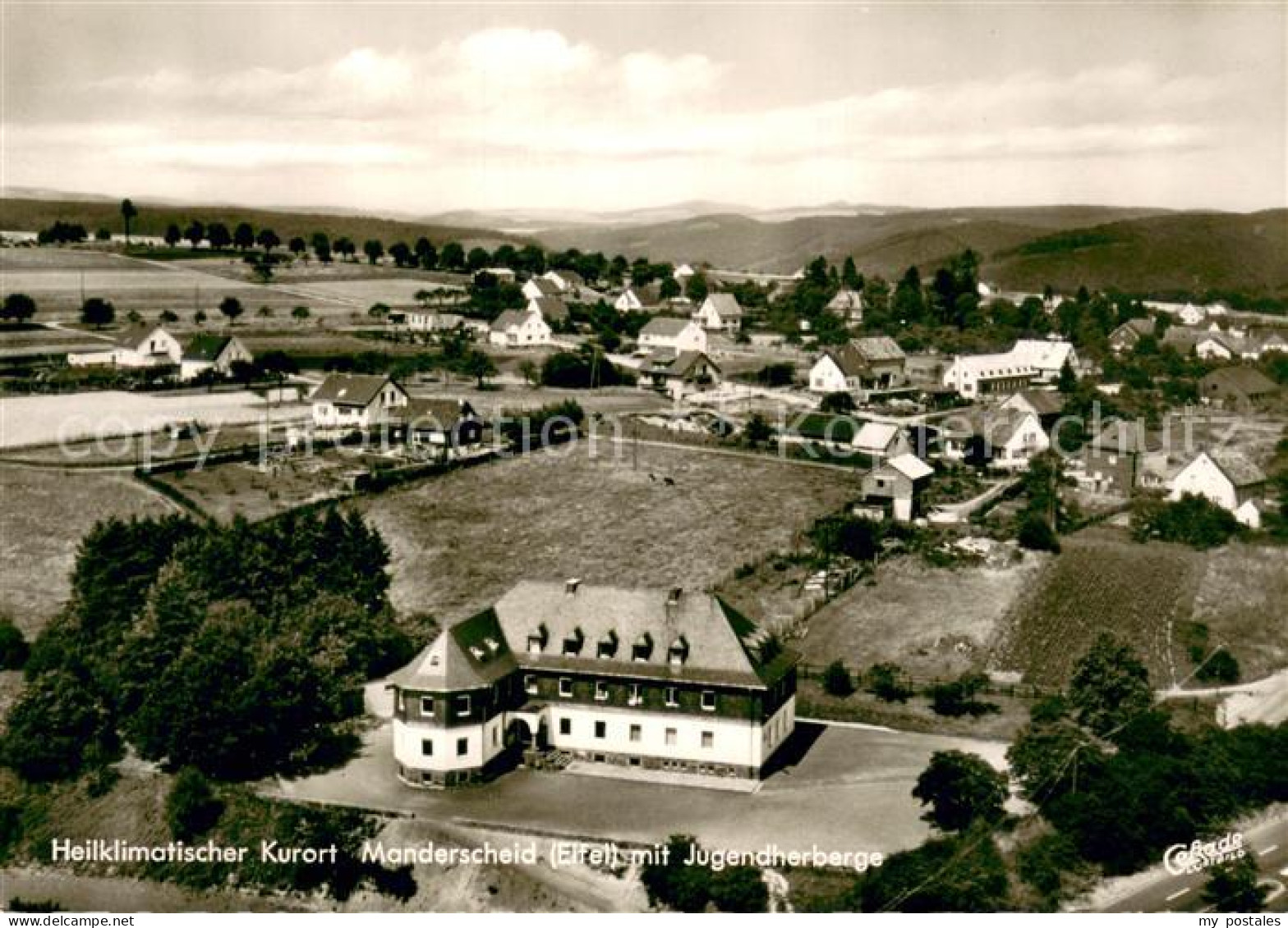 73705617 Manderscheid Eifel Teilansicht Mit Jugendherberge Manderscheid Eifel - Manderscheid