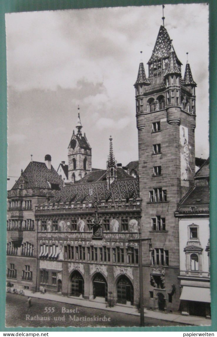 Basel - Rathaus Und Martinskirche - Bâle