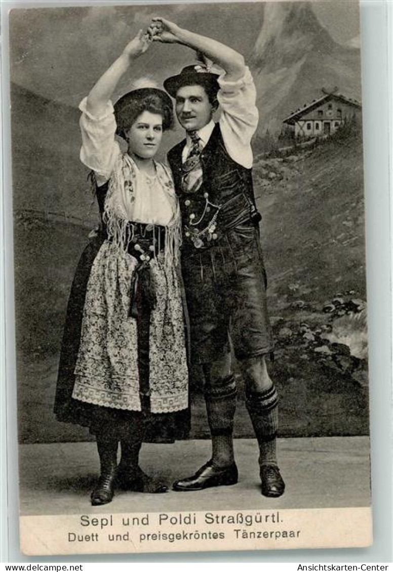 39414706 - Sepl Und Poldi Strassguertl Taenzerpaar - Costumes