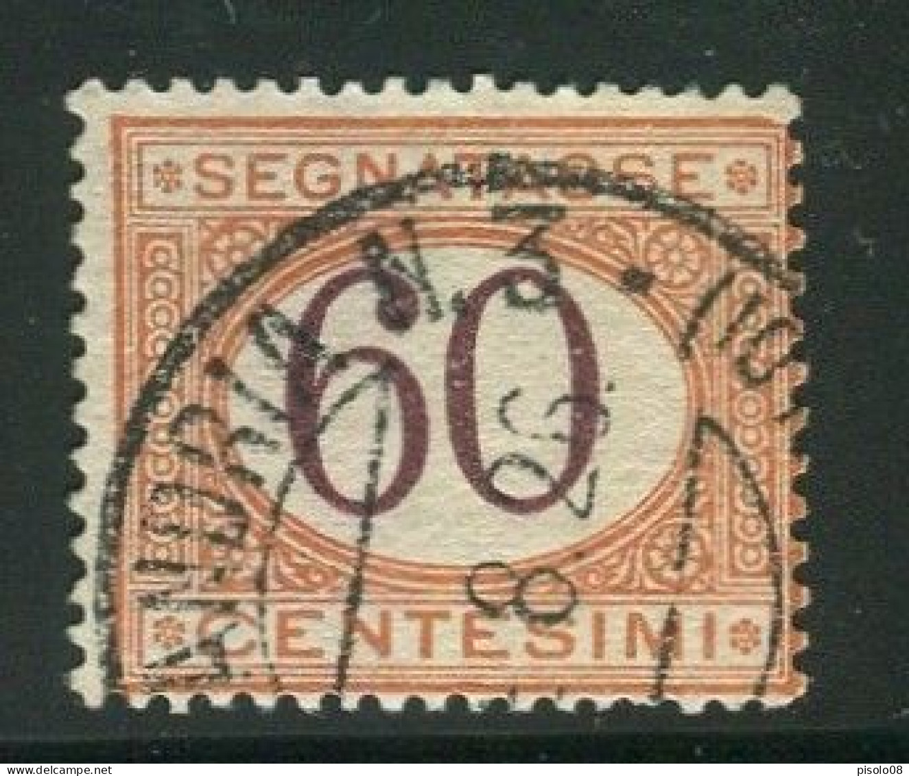 REGNO 1870-94 SEGNATASSE 60 LIRE USATO - Taxe