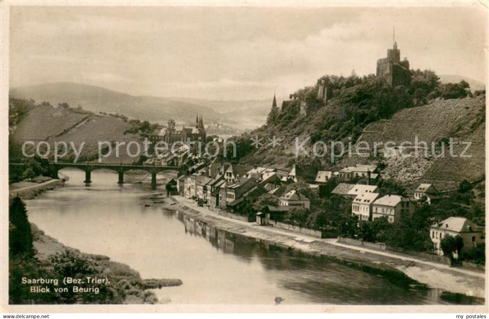 73705548 Saarburg Saar Blick Von Beurig Saarburg Saar - Saarburg