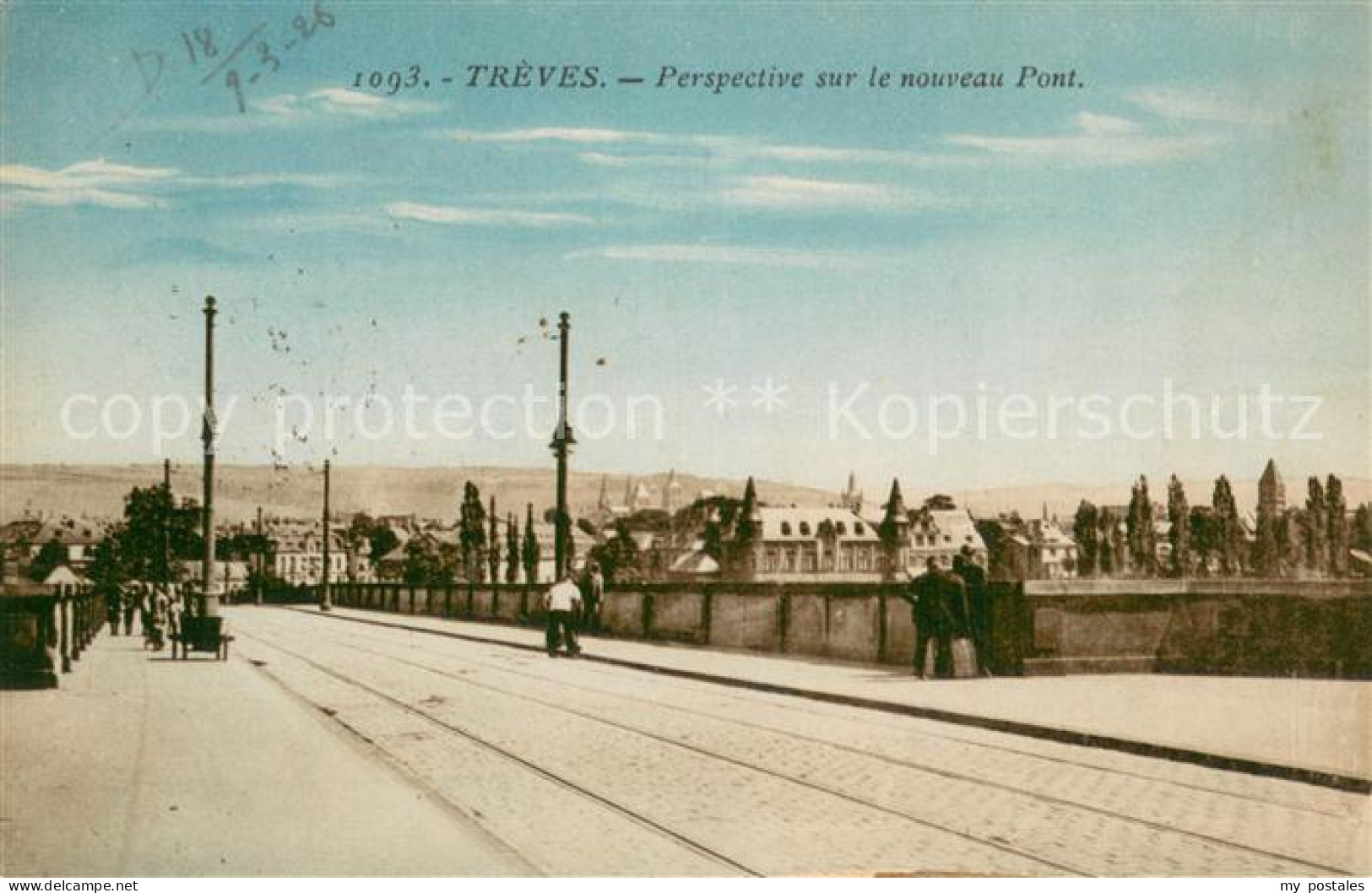 73705541 Trier Perspective Sur Le Nouveau Pont  Trier - Trier