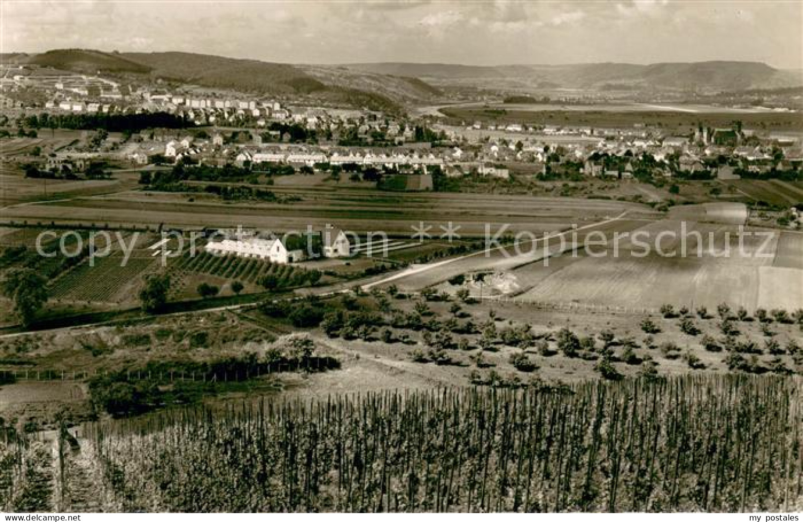 73705540 Trier Blick Vom Petrisberg Auf St. Matthias Und Feyen Trier - Trier