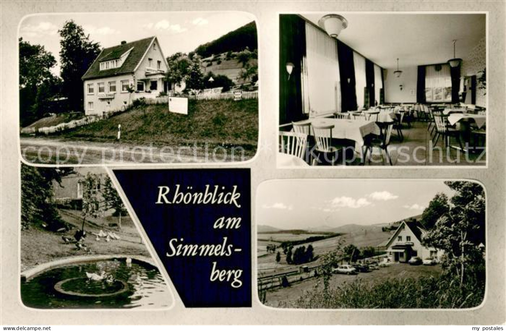 73705521 Rodenbach Fulda Gasthaus Rhoenblick Innen- Und Aussenansicht Rodenbach  - Other & Unclassified