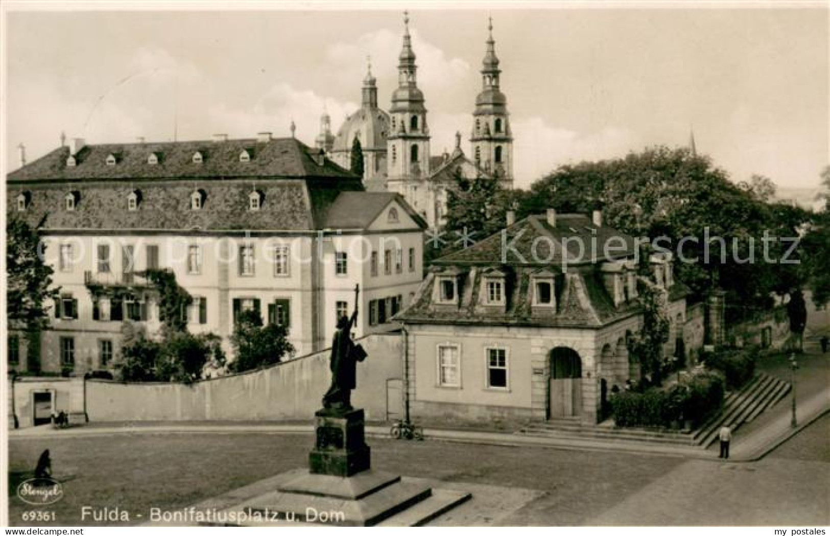 73705516 Fulda Bonifatiusplatz Und Dom Fulda - Fulda