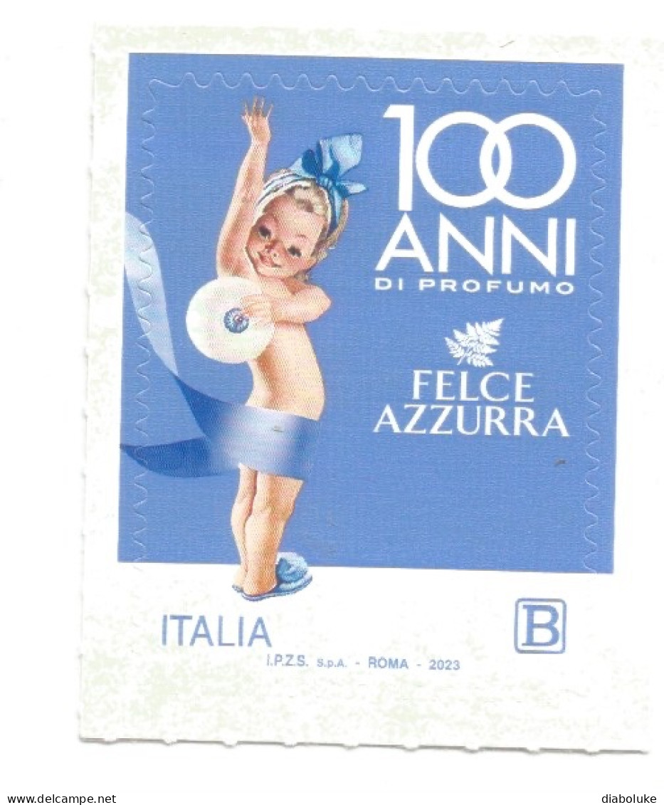 (REPUBBLICA ITALIANA) 2023, FELCE AZZURRA - Francobollo Nuovo MNH** - 2021-...: Mint/hinged