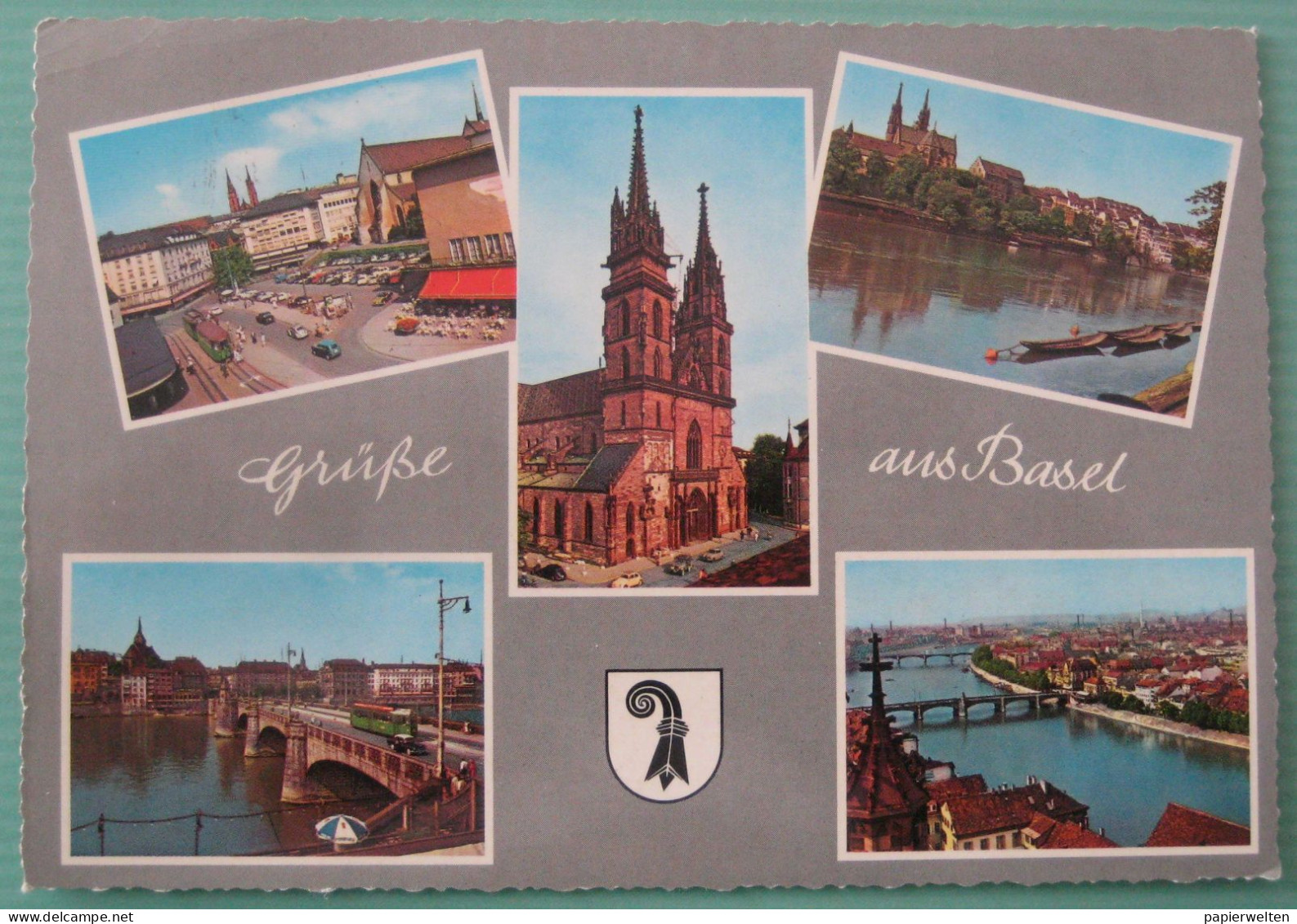 Basel - Mehrbildkarte "Grüße Aus Basel" - Basilea