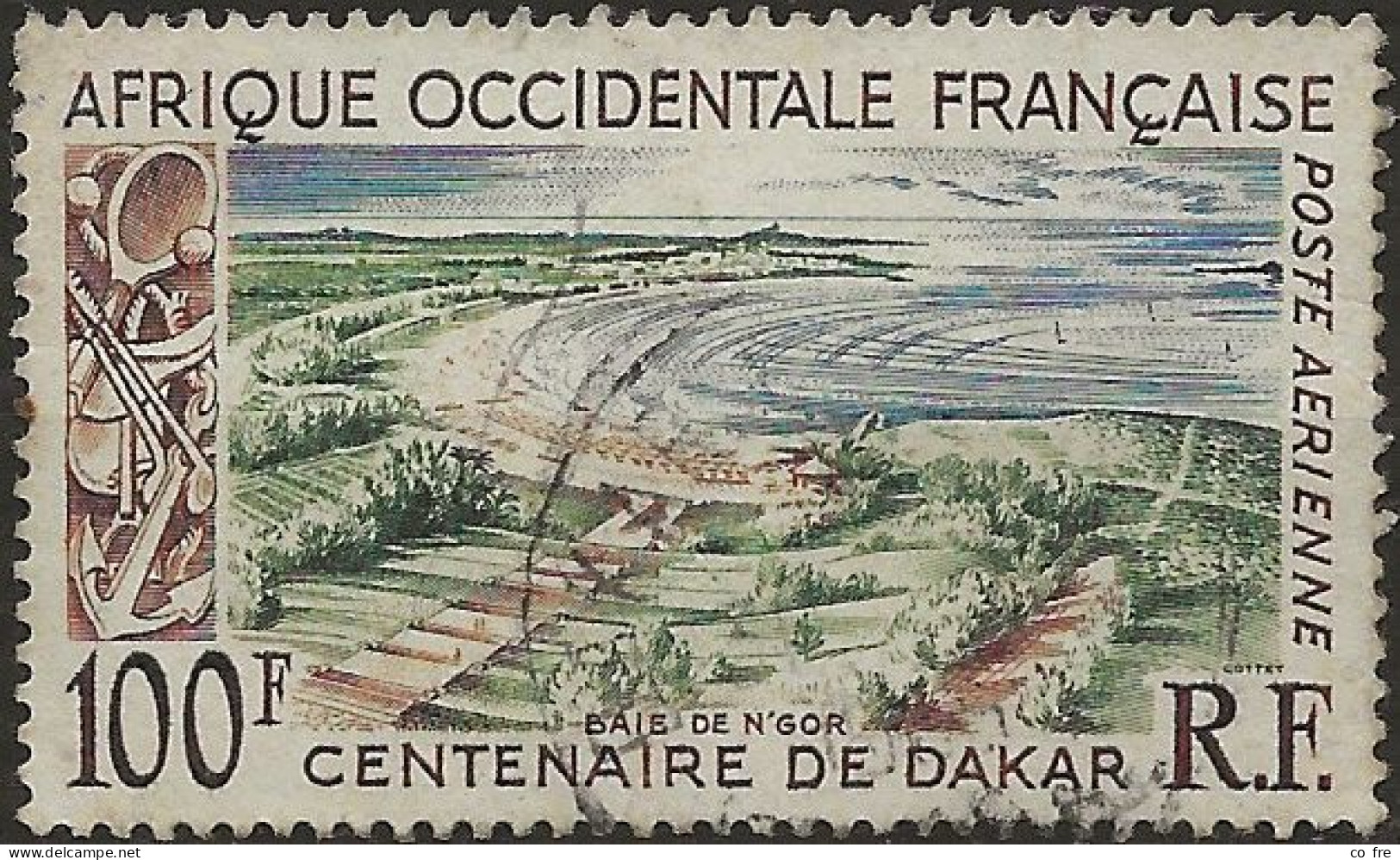 Afrique Occidentale Française, Poste Aérienne N°27 (ref.2) - Oblitérés