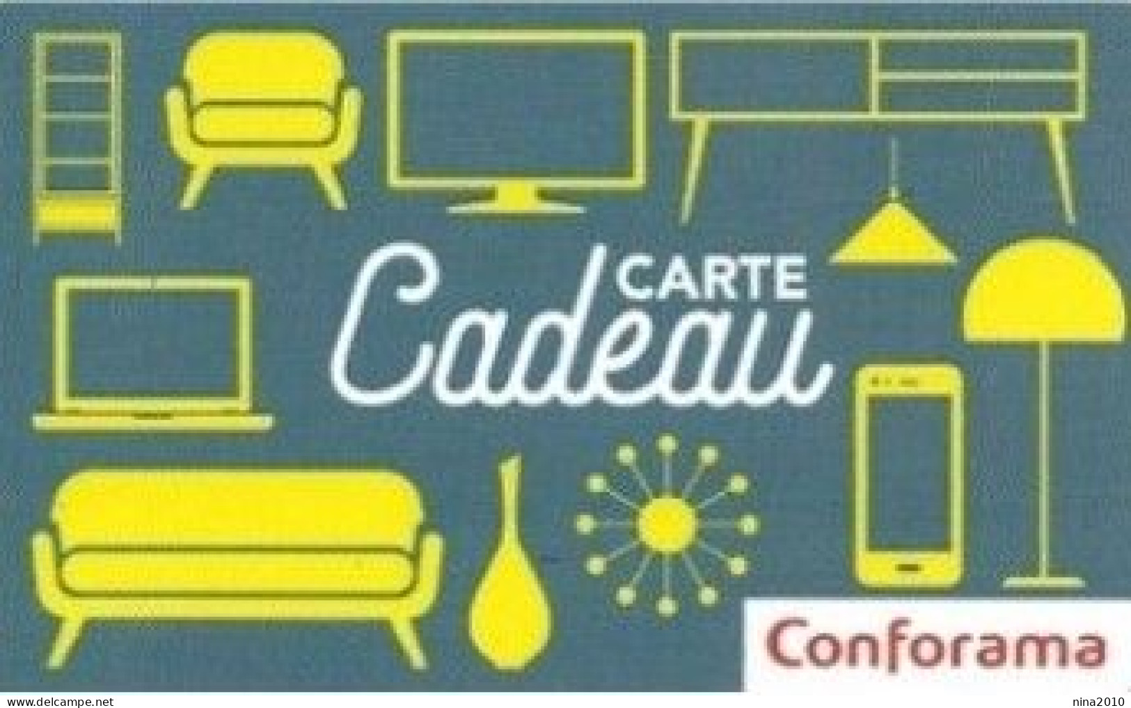 Carte Cadeau - Conforama / Literie - Voir Description -  GIFT CARD /GESCHENKKARTE - Cartes Cadeaux