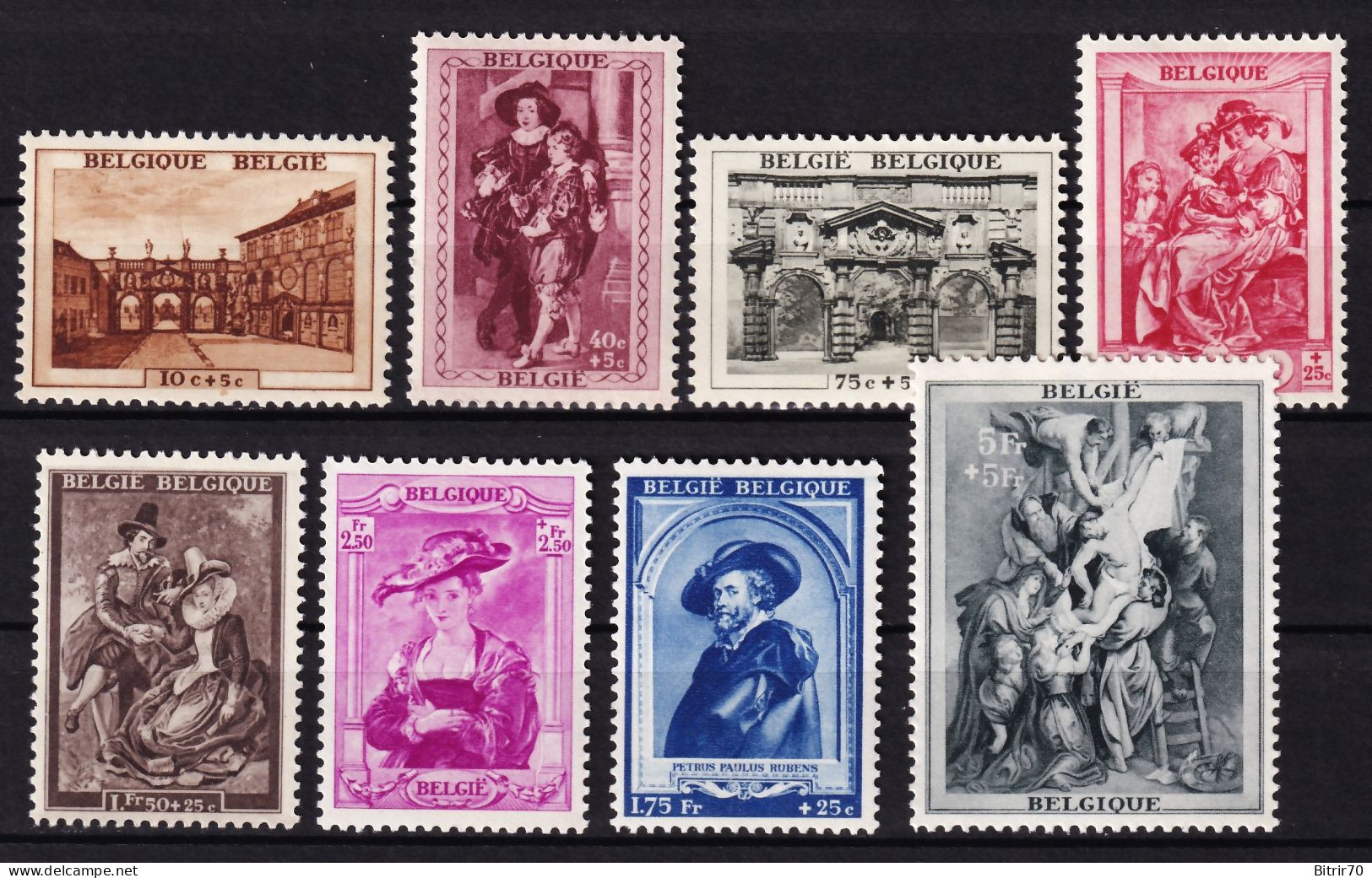 Belgica, 1939  Y&T. 504 / 511,  MNH. - Unused Stamps