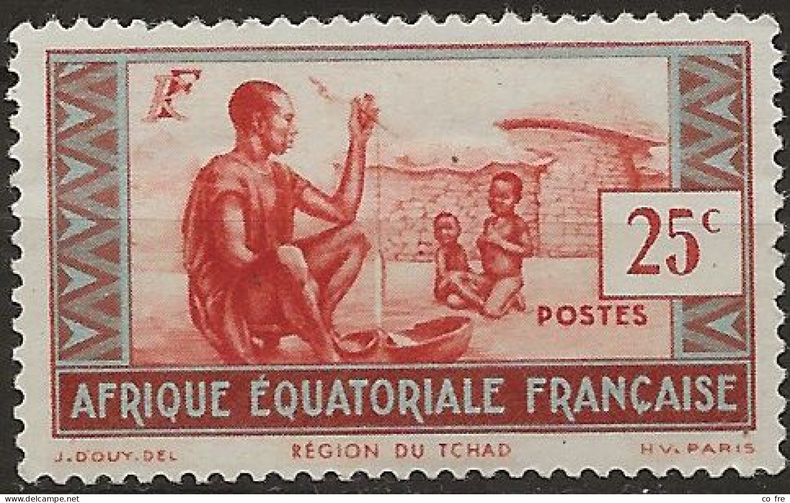 Afrique équatoriale Française N°40A (ref.2) - Unused Stamps