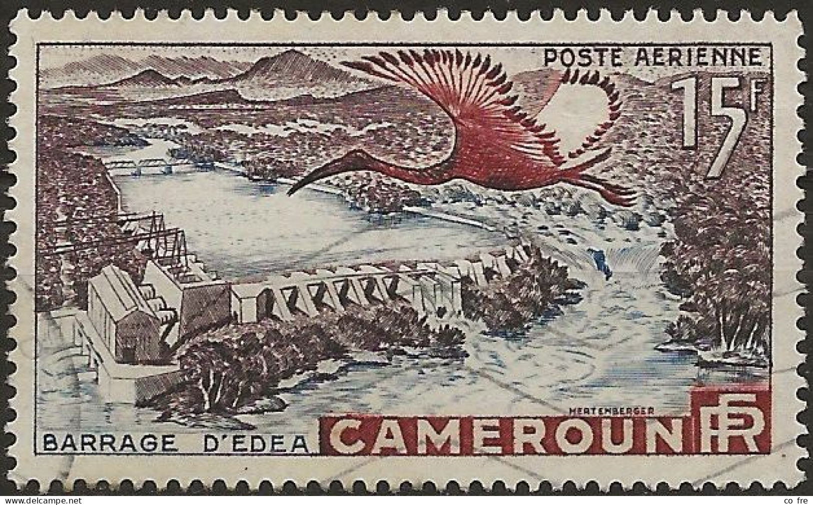 Cameroun, Poste Aérienne N°43 (ref.2) - Usati