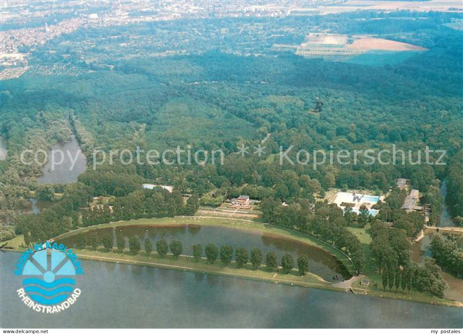 73705379 Karlsruhe Baden Rheinstrandbad Rappenwoerth Karlsruhe Baden - Karlsruhe