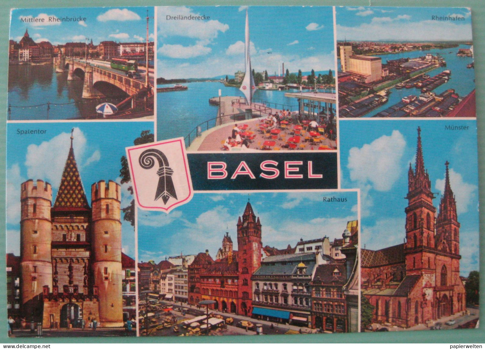 Basel - Mehrbildkarte - Bâle