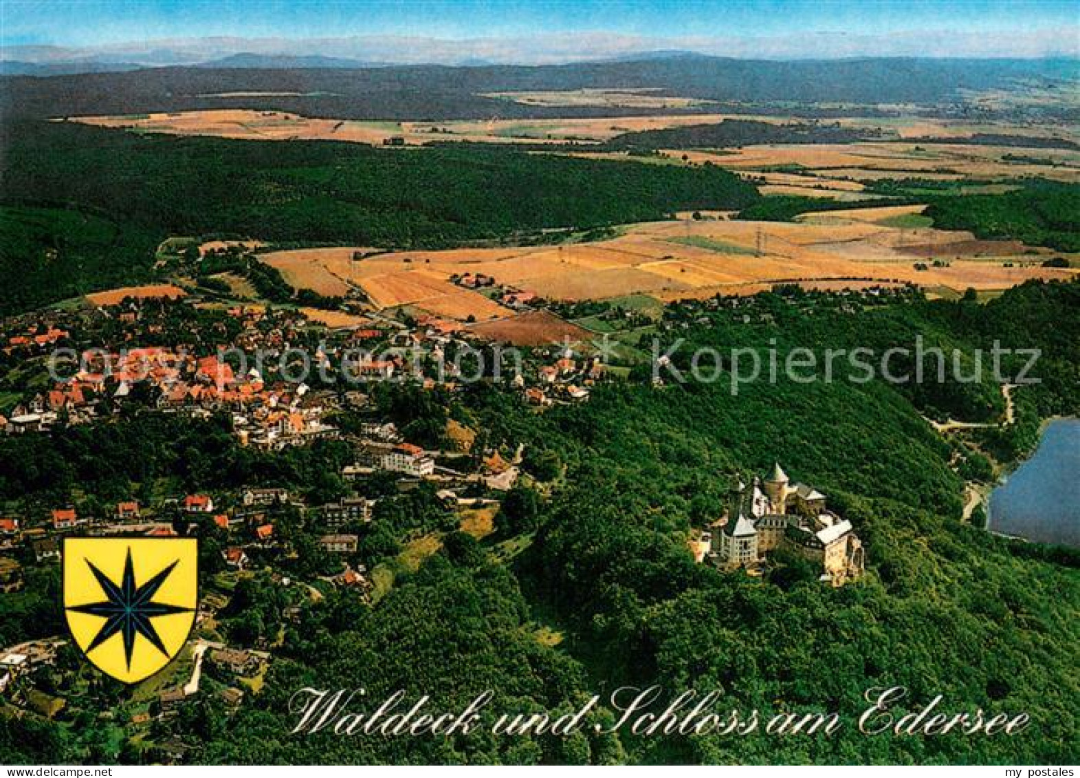 73705344 Waldeck Edersee Schloss Edertalsperre Wappen Waldeck Edersee - Altri & Non Classificati