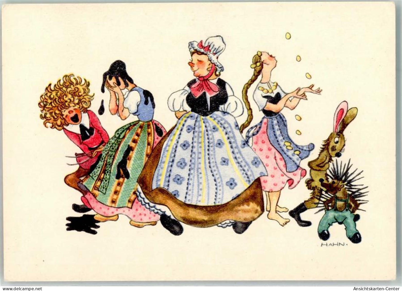 39675106 - Sign. Hahn Struwwelpeter Frau Holle Der Hase U. Der Igel - Märchen, Sagen & Legenden