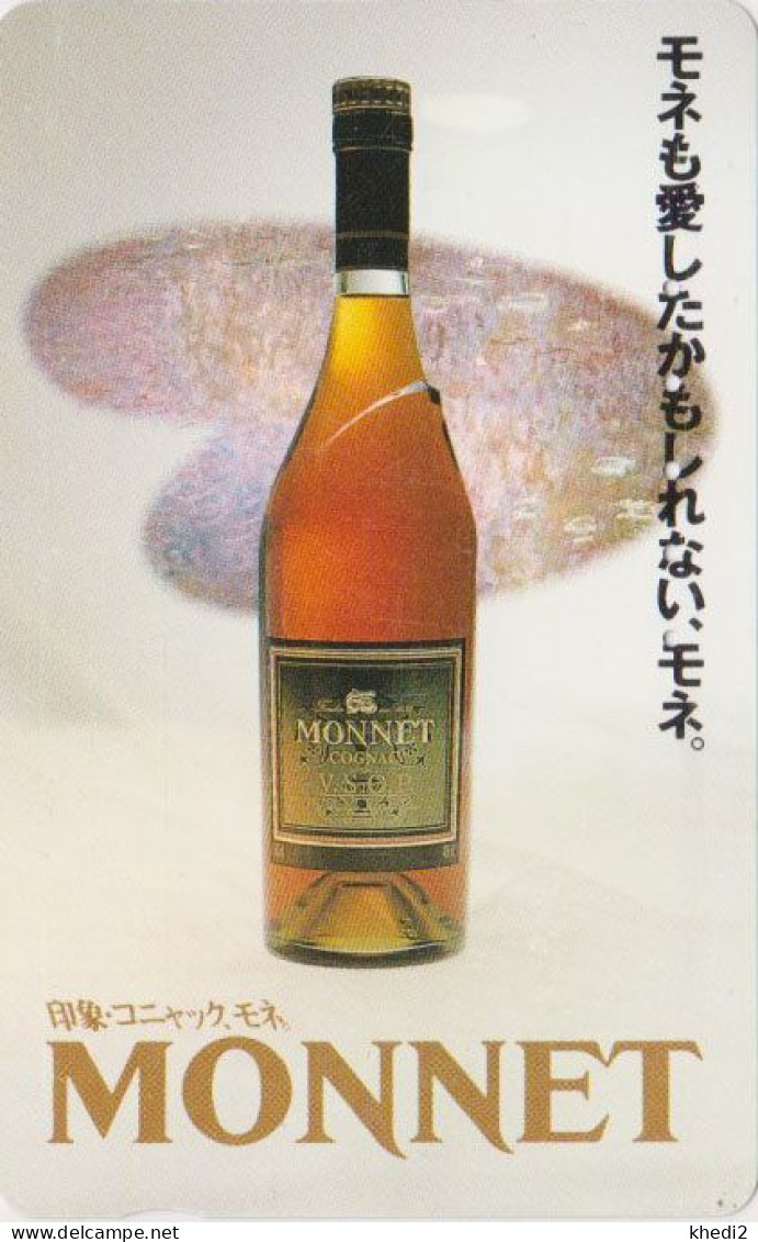 Télécarte JAPON / 110-011 - ALCOOL - COGNAC MONNET - Alcohol FRANCE Related JAPAN Phonecard - Alkohol TK - Japan