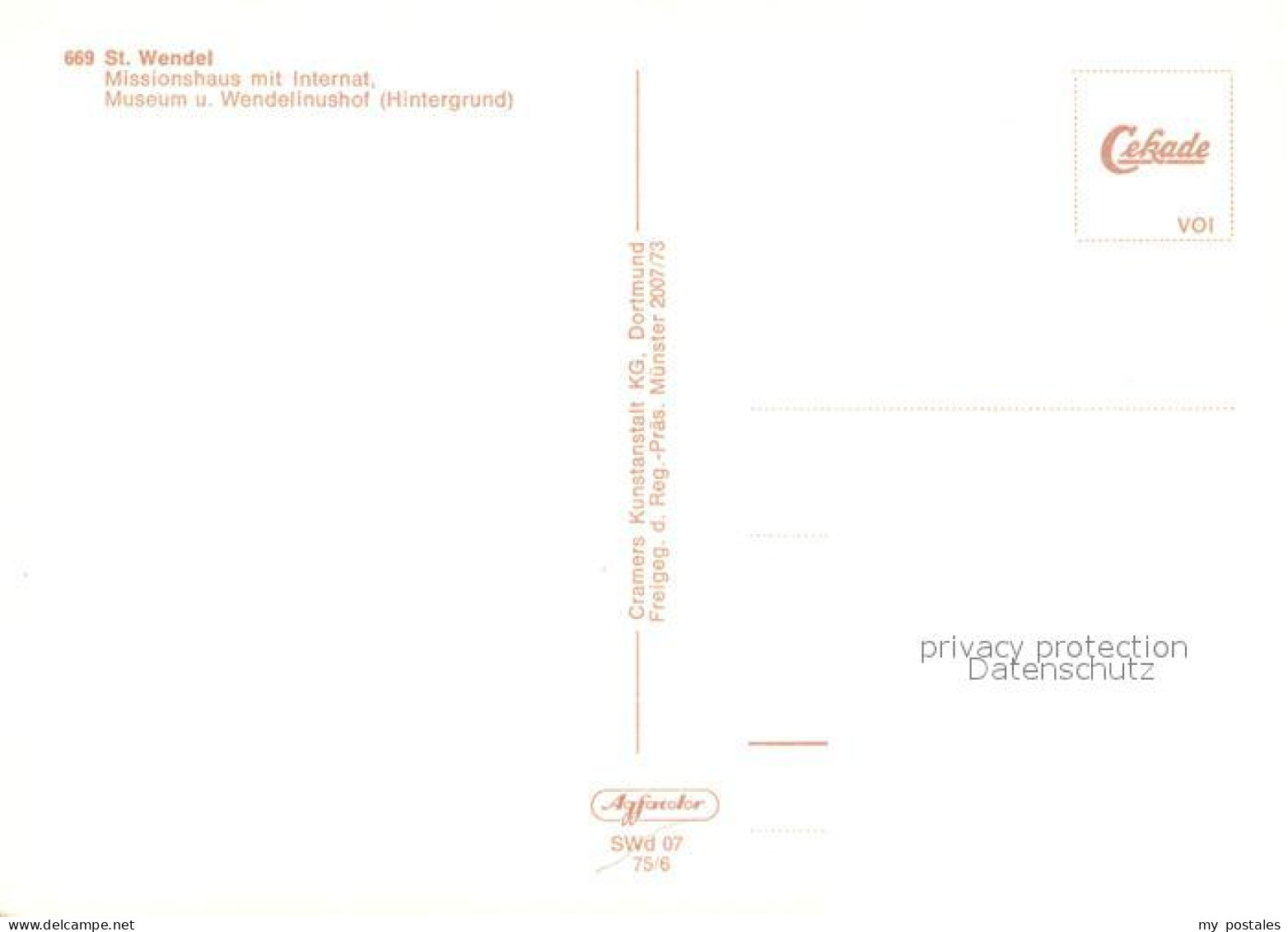 73705335 St Wendel Missionshaus Mit Internat Museum Wendelinushof St Wendel - Sonstige & Ohne Zuordnung