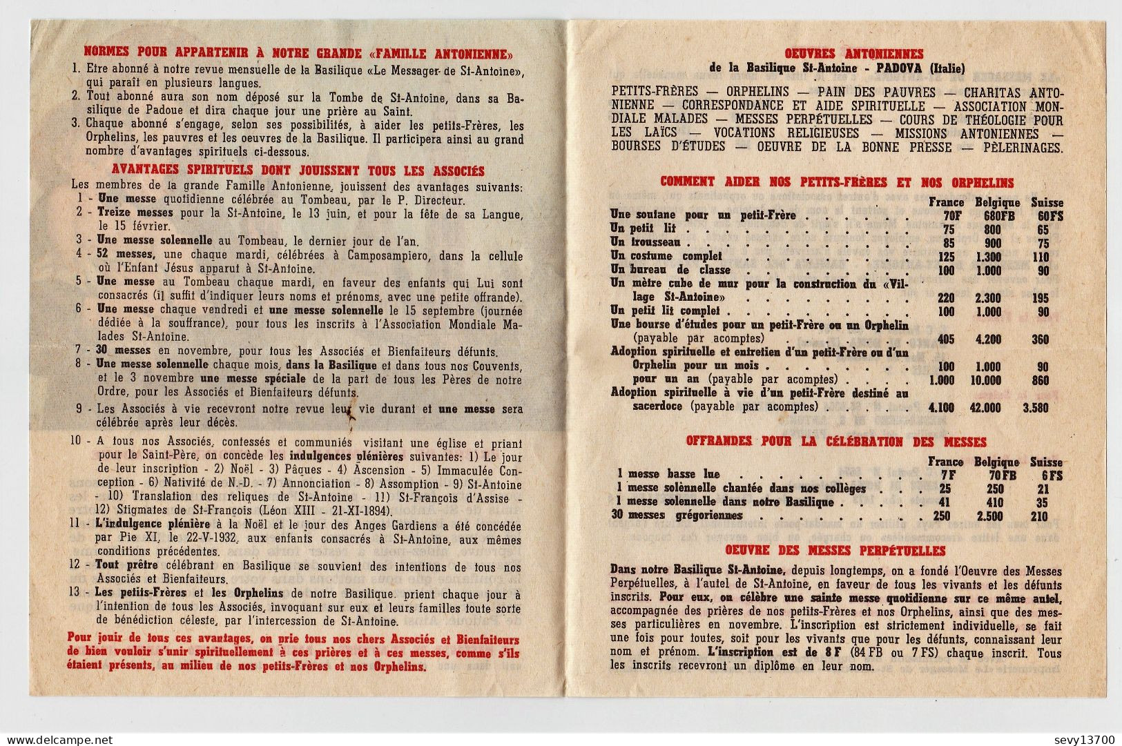 2 Images Pieuses Avec Prière Saint Antoine De Padoue - Religión & Esoterismo