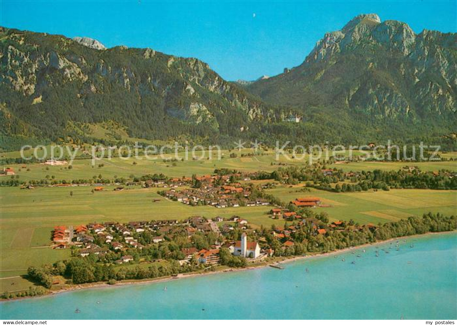 73705309 Waltenhofen Schwangau Blick Auf Schloss Neuschwanstein Und Saeuling Wal - Other & Unclassified