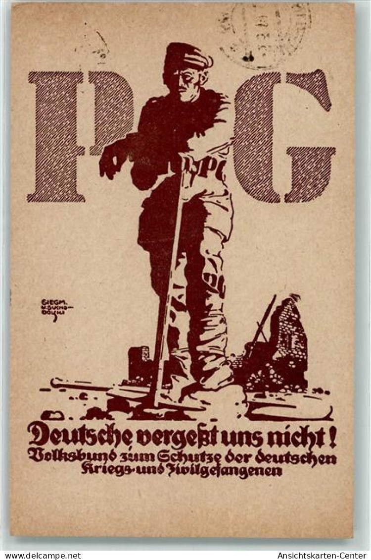 13246606 - PG Volksbund Zum Schutze Der Deutschen Kriegs- Und Zivilgefangenen  WK I  AK - Autres & Non Classés