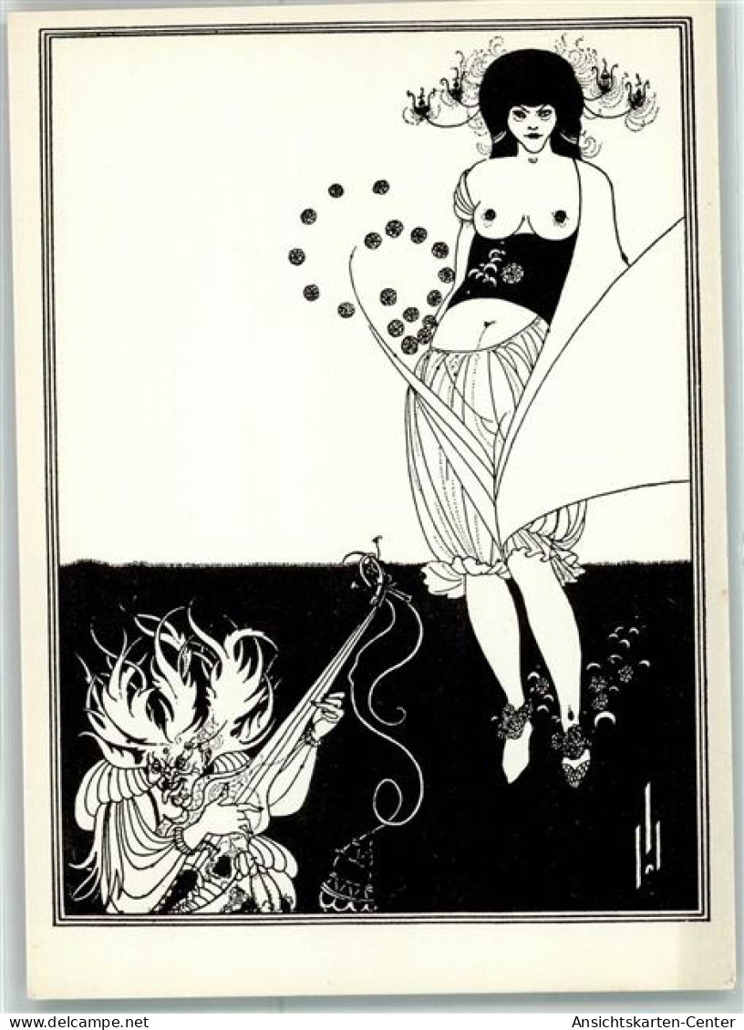 39430306 - Sign.Aubrey Beardsley Illustration Der Bauchtanz Nr.5 - Lapinot