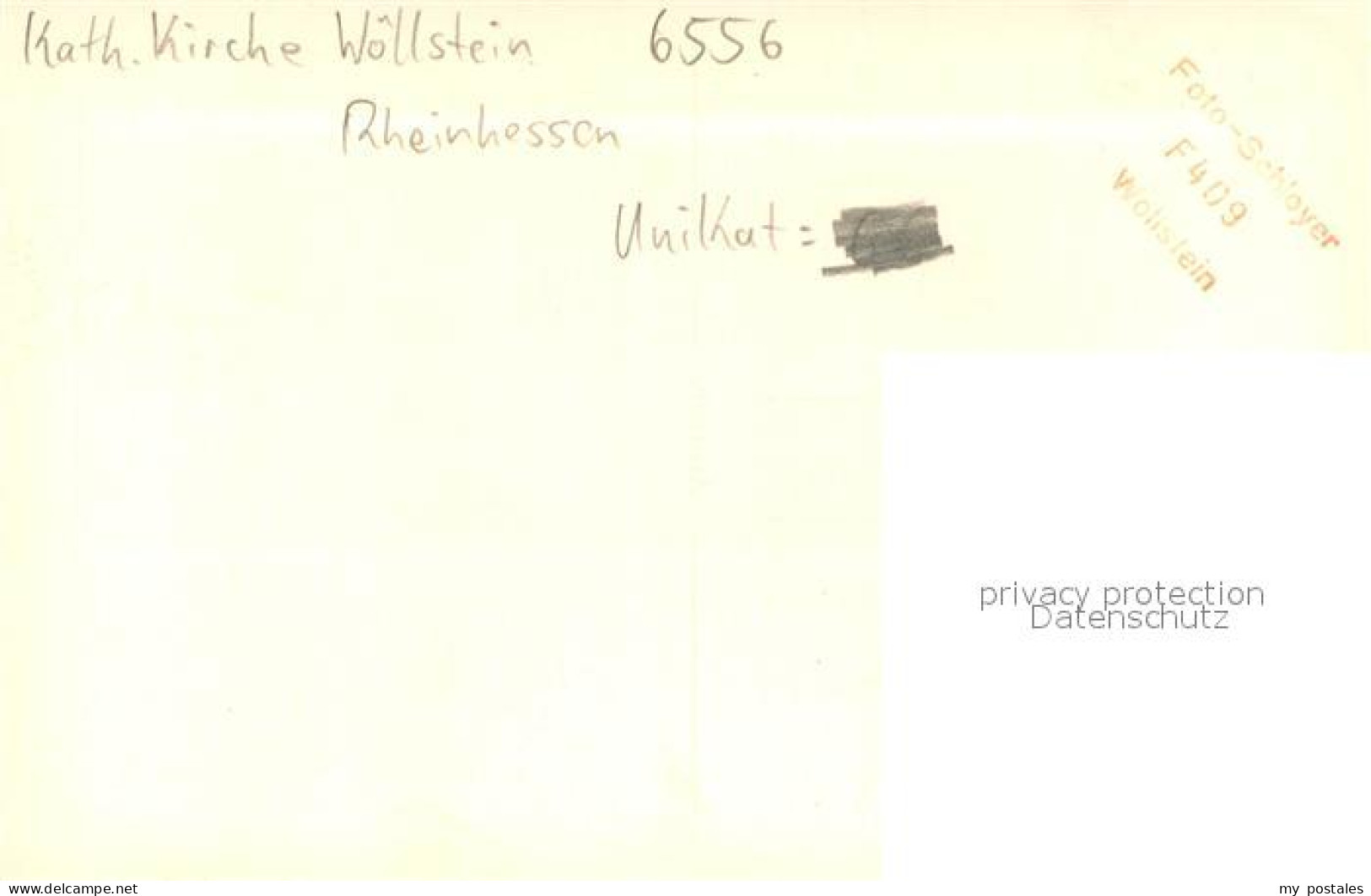 73705211 Woellstein Rheinhessen Kath. Kirche Aussenansicht Woellstein Rheinhesse - Other & Unclassified