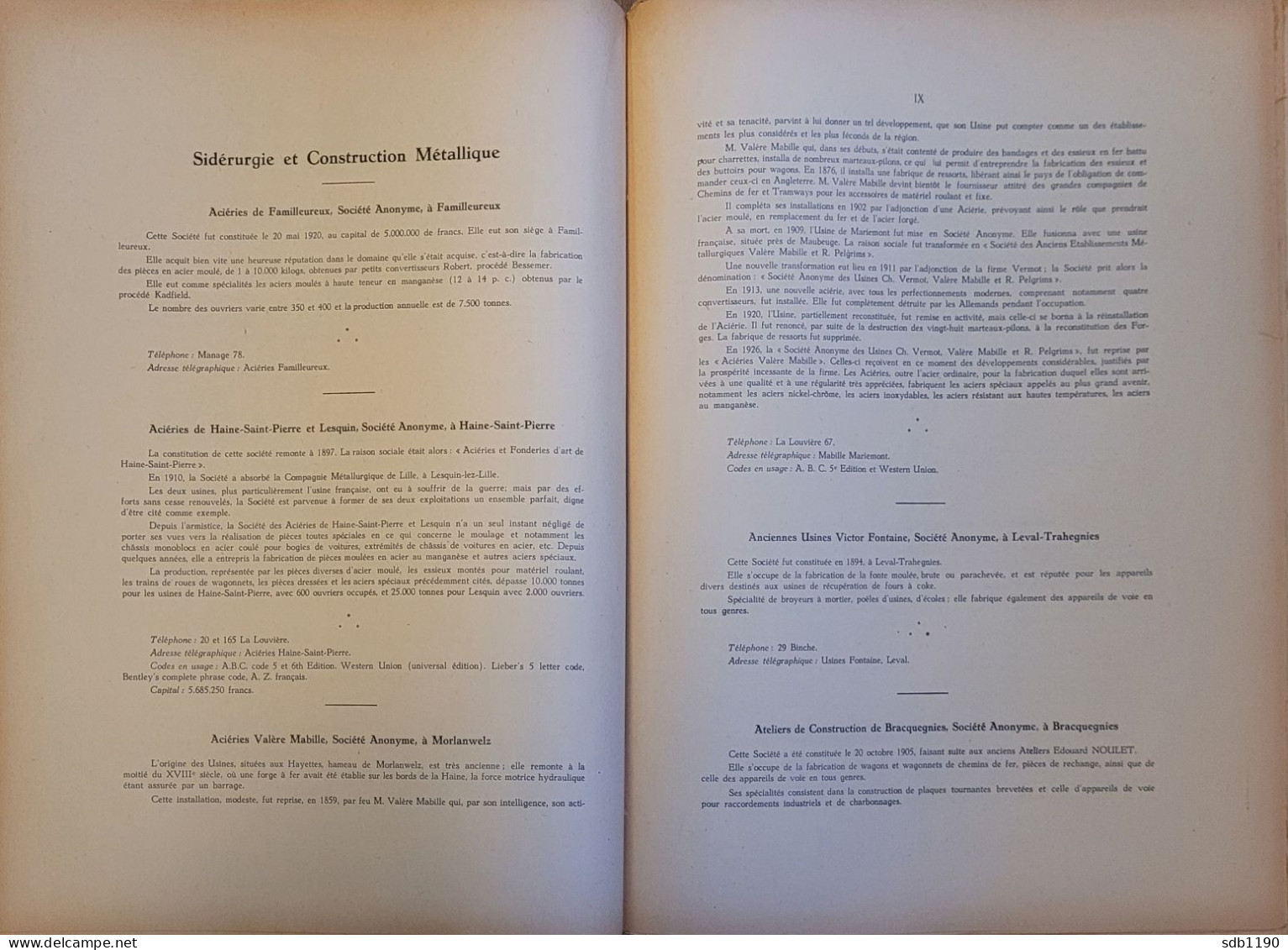 Livre 'Le Centre archéologique, folklorique, industriel, commercial, artistique, scolaire' 1930 avec 317 illustrations