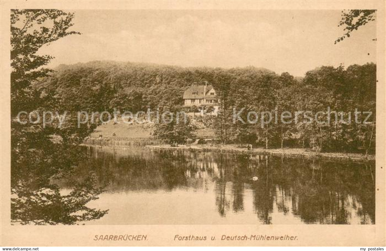 73705193 Saarbruecken Forsthaus Und Deutsch-Muehlenweiher Saarbruecken - Saarbrücken