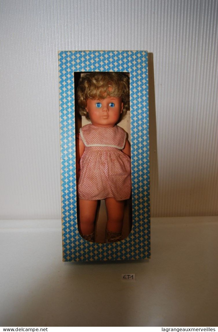 E1 Ancienne Poupée UNICA Luce - Courtrai - 1950 - Rare - Boite Origine - Dolls