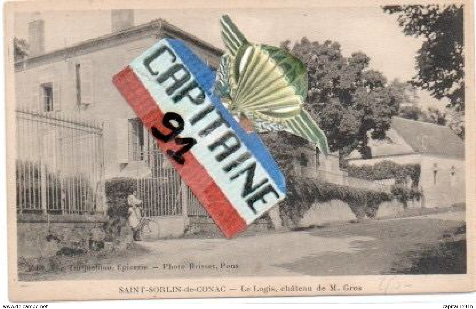 CPA  SAINT SORLIN DE CONAC CHARENTE MARITIME LE LOGIS CHATEAU DE M . GROS - Other & Unclassified