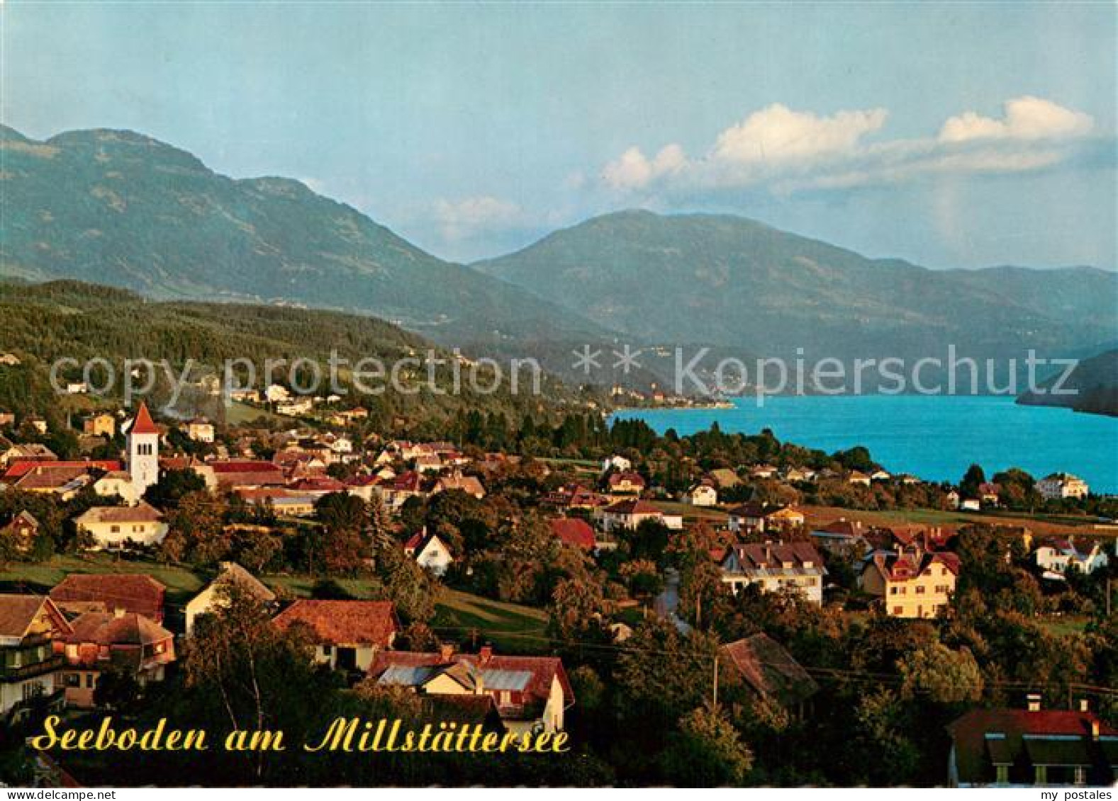 73705103 Seeboden Millstaettersee Fliegeraufnahme Seeboden Millstaettersee - Autres & Non Classés